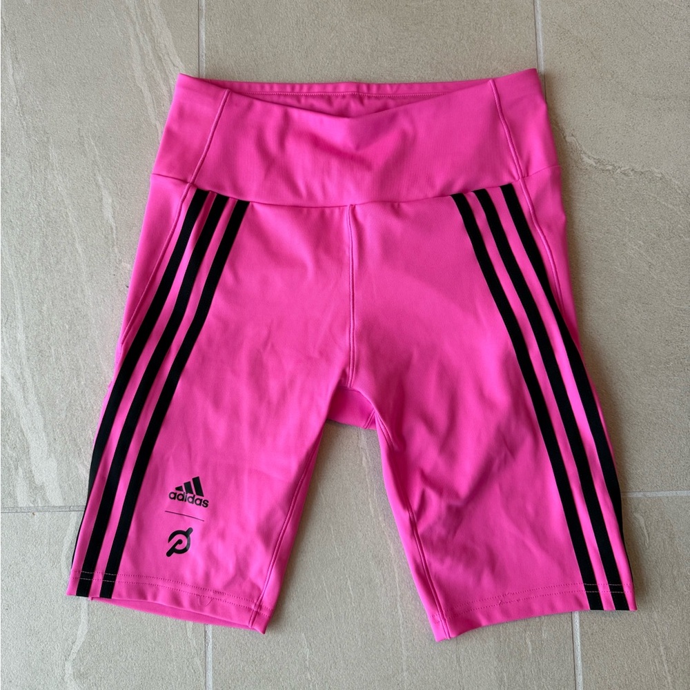 Adidas x Peloton Women's Pink Athletic Shorts